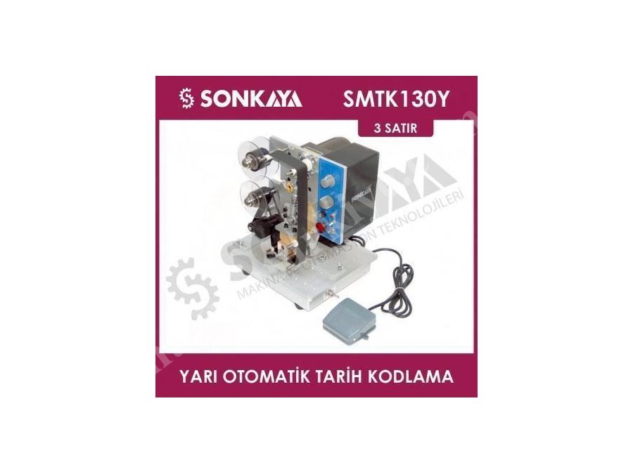 Sonkaya 30-35Mm Yarı Otomatik Tarih Kodlama Makinası