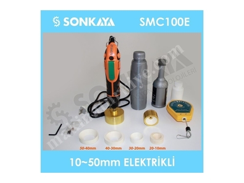 Manuel Elektrikli Kapak Kapatma Makinası 10-50Mm