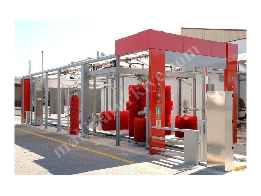 Tünel Tipi 3'Lü Otomatik  Oto Yıkama Makinesi