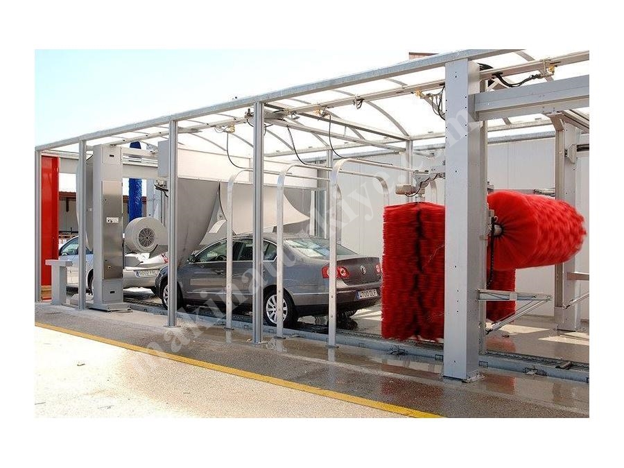 Tünel Tipi 4'Lü Otomatik Oto Yıkama Makinesi