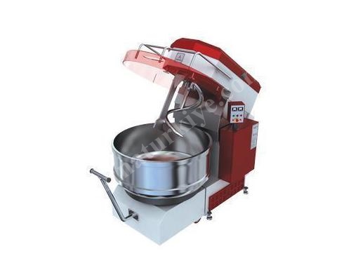 150 Kg Mobil Kazanlı Otomatik Spiral Yoğurma Mikseri