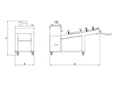 2200X680x1250 Mm Hamur Şekil Verme Makinası - 1