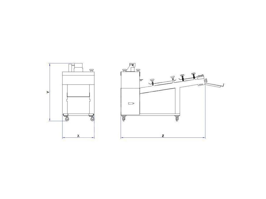 2200X680x1250 Mm Hamur Şekil Verme Makinası