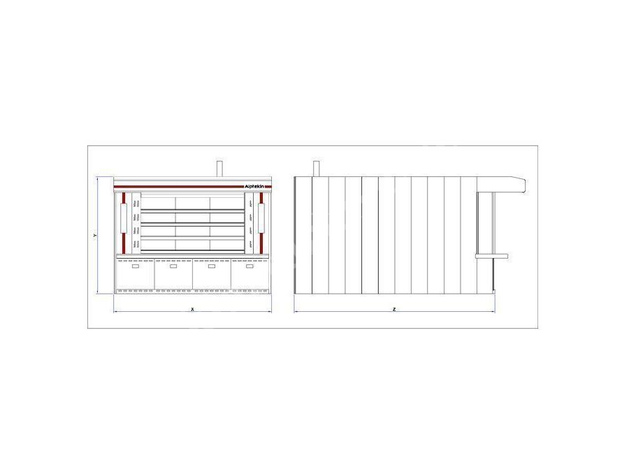 18 M² 4 Katlı Borulu Pişirme Fırınları