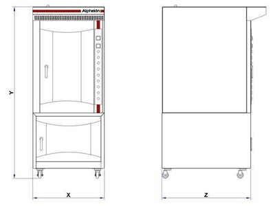 16,5 Kw Konveksiyonel Pişirme Fırını - 1