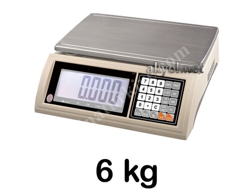 6 Kg Geniş Ekranlı Hassas Terazisi Desis JW-6