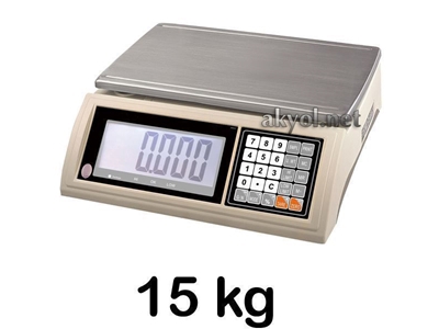 15 Kg Geniş Ekranlı Hassas Terazisi Desis JW-15