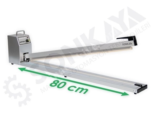 Masaüstü Alüminyum Poşet Ağzı Yapıştırma Makinası 80Cm