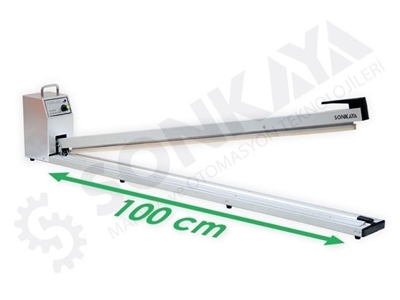 Masaüstü Büyük Poşet Yapıştırma Makinası 100Cm