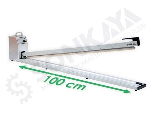 Masaüstü Büyük Poşet Yapıştırma Makinası 100Cm