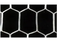 7,32 x 2,44 Meter weißes Sechseck-Fußballtornetz