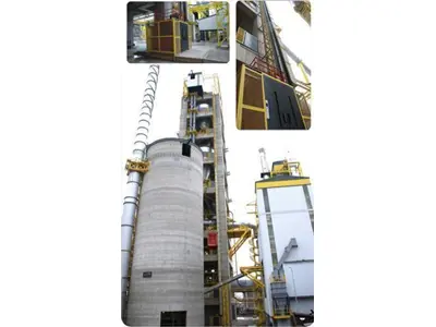 Ascenseur de chantier extérieur avec crémaillère de 2 tonnes pour personnes et charges