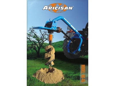 30 Cm Traktör Arkası Çukur Açma Makinası - 0