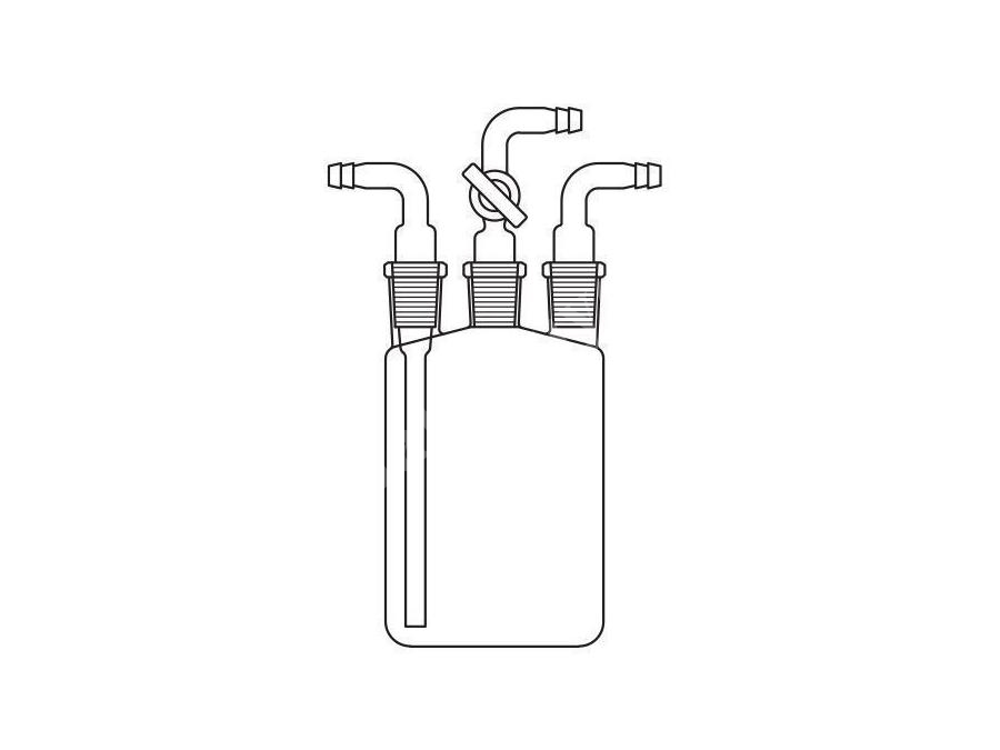 250 ~ 2000 Ml Laboratuvar Woulfe Şişesi