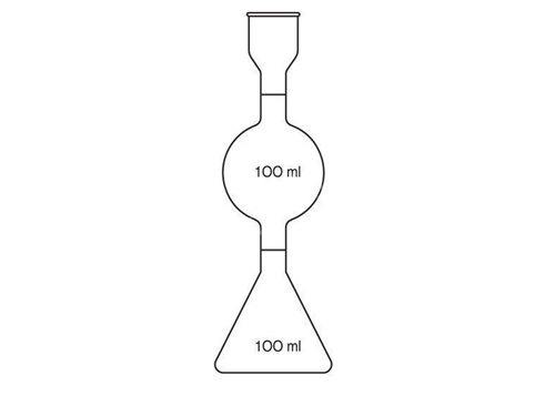 100 Ml Engler Vizkozite Laboratuvar Balonu