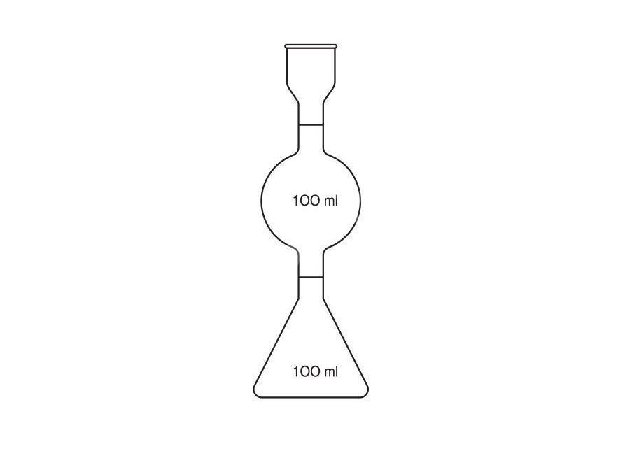 100 Ml Engler Vizkozite Laboratuvar Balonu