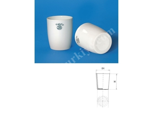 8 ~ 50 Ml Filtrasyon Porselen Laboratuvar Krozesi