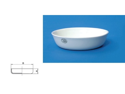 7 ~ 220 Ml Kısa Form Yakma Laboratuvar Porselen Kabı - 0