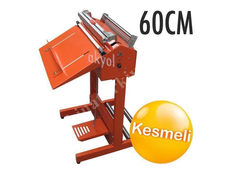 60 Cm Ayaklı Kesmeli Torba Ağzı Kapatma Makinası Akyol Sf600c