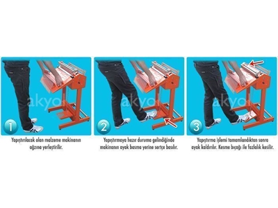 60 Cm Ayaklı Kesmeli Torba Ağzı Kapatma Makinası Akyol Sf600c - 2