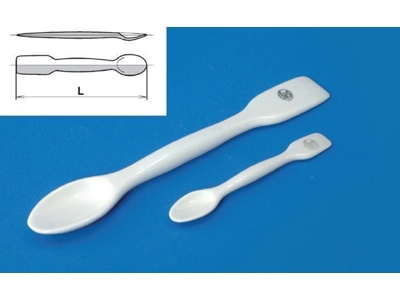 103 ~ 250 Mm Kaşıklı Laboratuvar Porselen Spatül