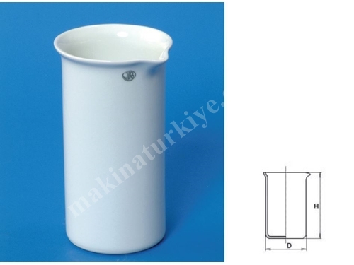 170 ~ 1100 Ml Uzun Form Porselen Beher