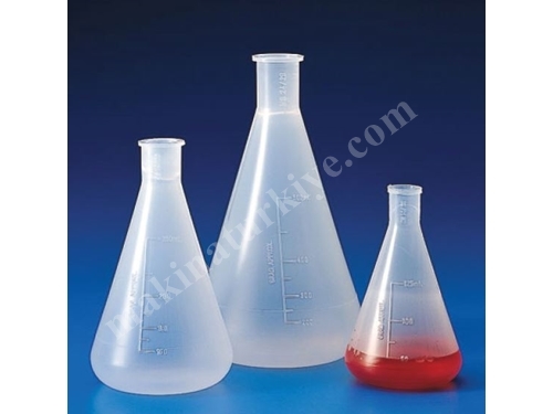 50 ~ 2000 Ml Oktavlanabilir Şilifli Ns Laboratuvar Plastik Erlen