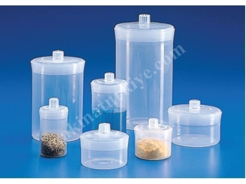 30 ~ 7012 Mm Laboratuvar Plastik Vezin Kabı