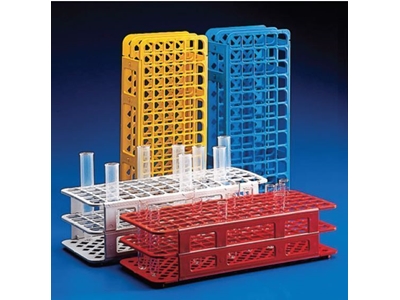 16 ~ 18 Mm Otoklavlanabilir Plastik Laboratuvar Tüp Standı - 0