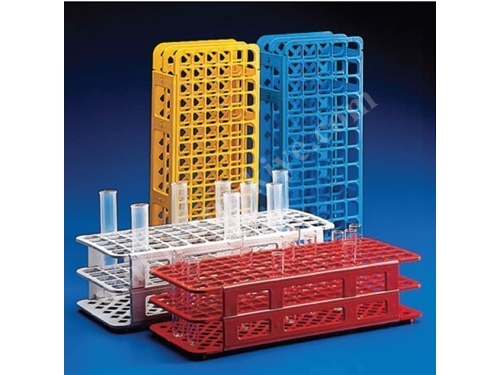 16 ~ 18 Mm Otoklavlanabilir Plastik Laboratuvar Tüp Standı