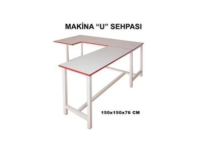 Konfeksiyon Makina L Sehpası - 0