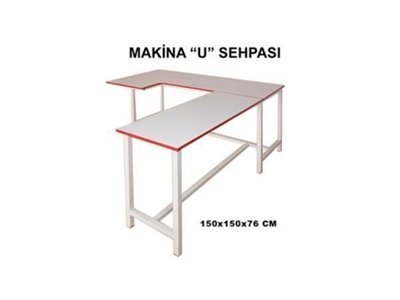 Konfeksiyon Makina L Sehpası