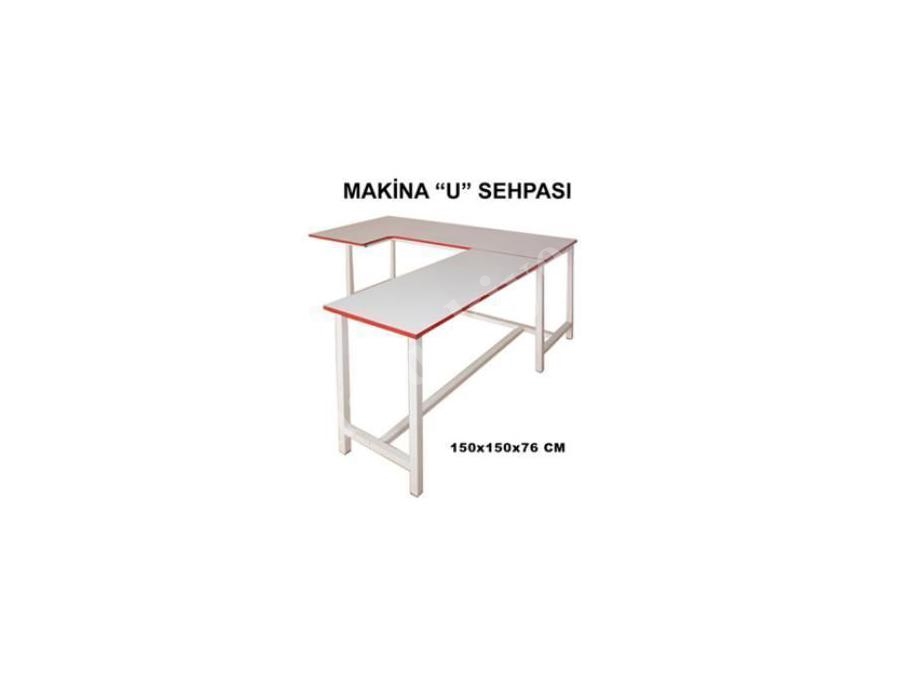 Konfeksiyon Makina L Sehpası