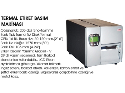 Termal Etiket Basım Makinası - Godex 79