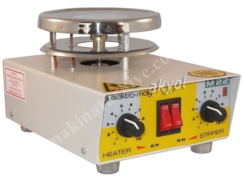 Isıtıcılı Manyetik Karıştırıcı Elektromag M22