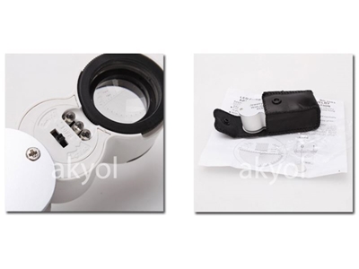 Ölçü Skalalı Mini Büyüteç Akyol 9583  Akyol 9583 - 1