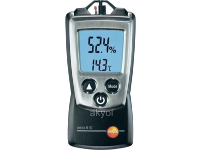 Seyyar Nem Ve Sıcaklık Ölçüm Cihazı Testo T610 - 0