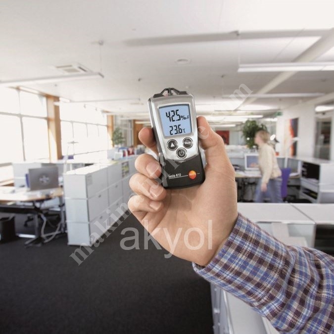 Seyyar Nem Ve Sıcaklık Ölçüm Cihazı Testo T610