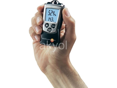 Seyyar Nem Ve Sıcaklık Ölçüm Cihazı Testo T610 - 2