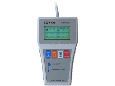 Problu Sıcaklık Ve Nem Ölçer Loyka Nsp-100 - 1