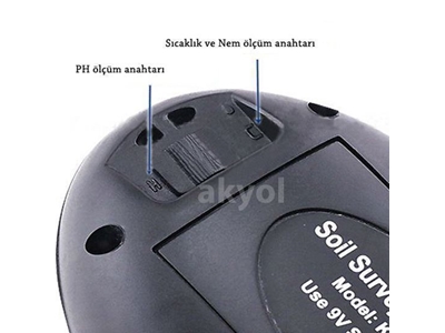 Toprak Ph Ölçer Ve Nem, Işık, Sıcaklık Ölçüm Cihazı - 1