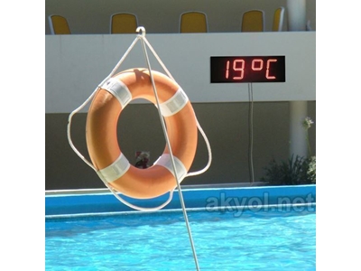 20 Cm Büyük Ekranlı Havuz Suyu Sıcaklığı Ölçer - 1
