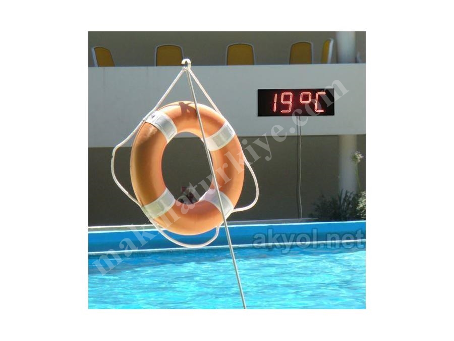 25 Cm Büyük Ekranlı Havuz Suyu Sıcaklığı Ölçer