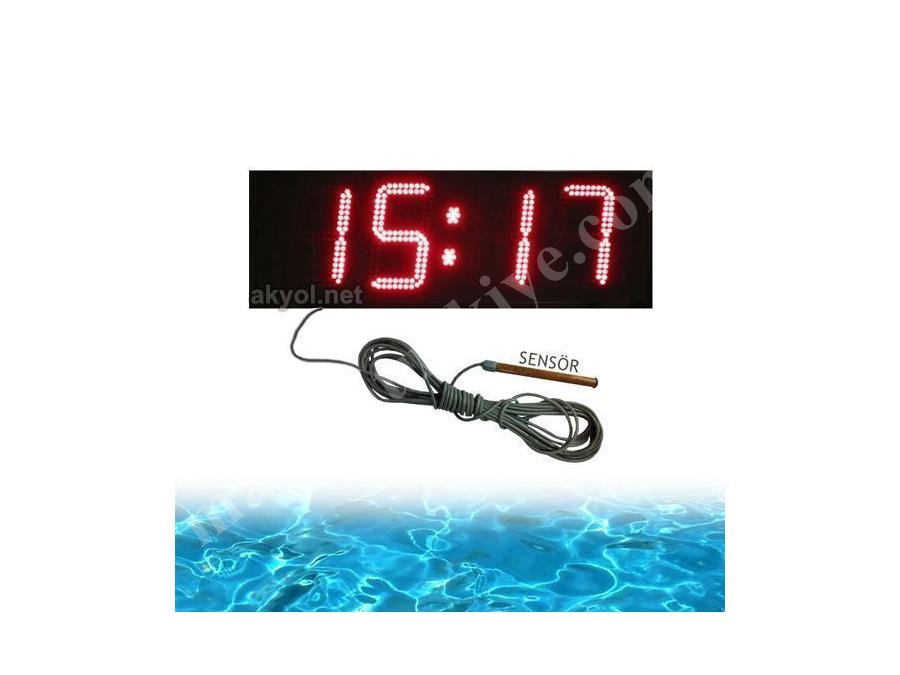30 Cm Büyük Ekranlı Havuz Suyu Sıcaklığı Ölçer