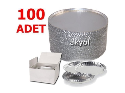 100 MX50 Adet Nem Tayin Cihazının Alüminyum Numune Kabı - 0