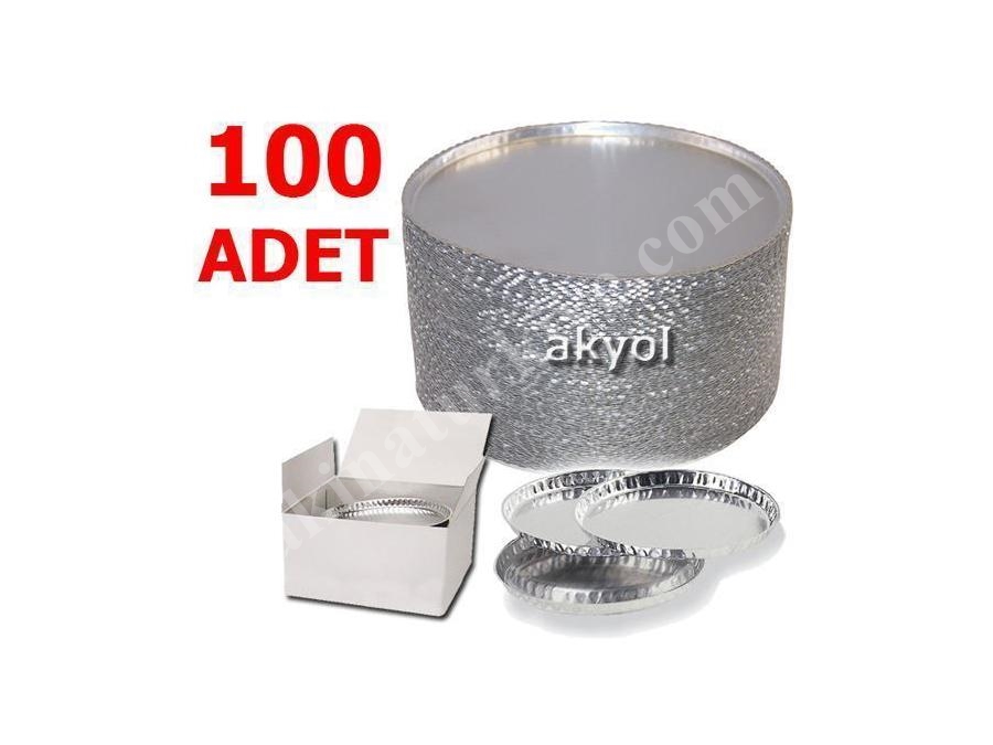 100 MX50 Adet Nem Tayin Cihazının Alüminyum Numune Kabı