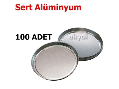 100 Adet Mx 50 Nem Tayin Cihazının Sert Alüminyum Numune Kabı - 0