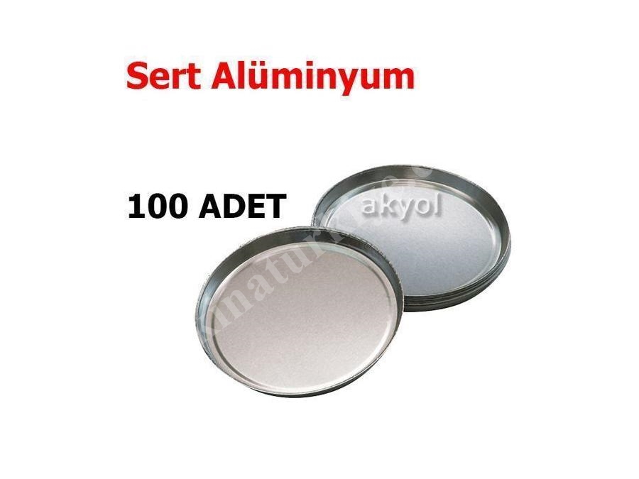 100 Adet Mx 50 Nem Tayin Cihazının Sert Alüminyum Numune Kabı