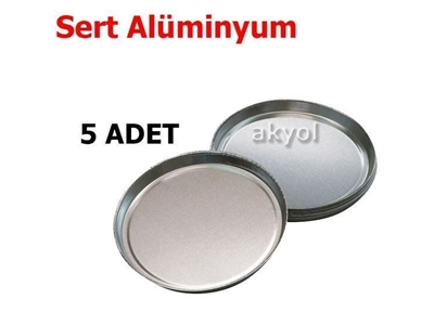 5 Adet Moc 63 Nem Tayin Cihazının Sert Alüminyum Numune Kabı - 0