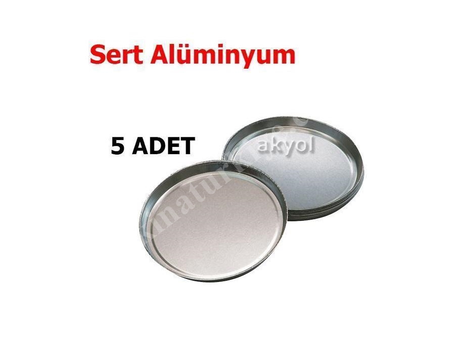 5 Adet Moc 63 Nem Tayin Cihazının Sert Alüminyum Numune Kabı